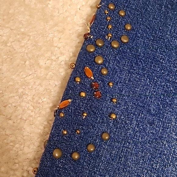 Vanity Collection Women's sz 8 Embellished Jeans NEW - Picture 3 of 8